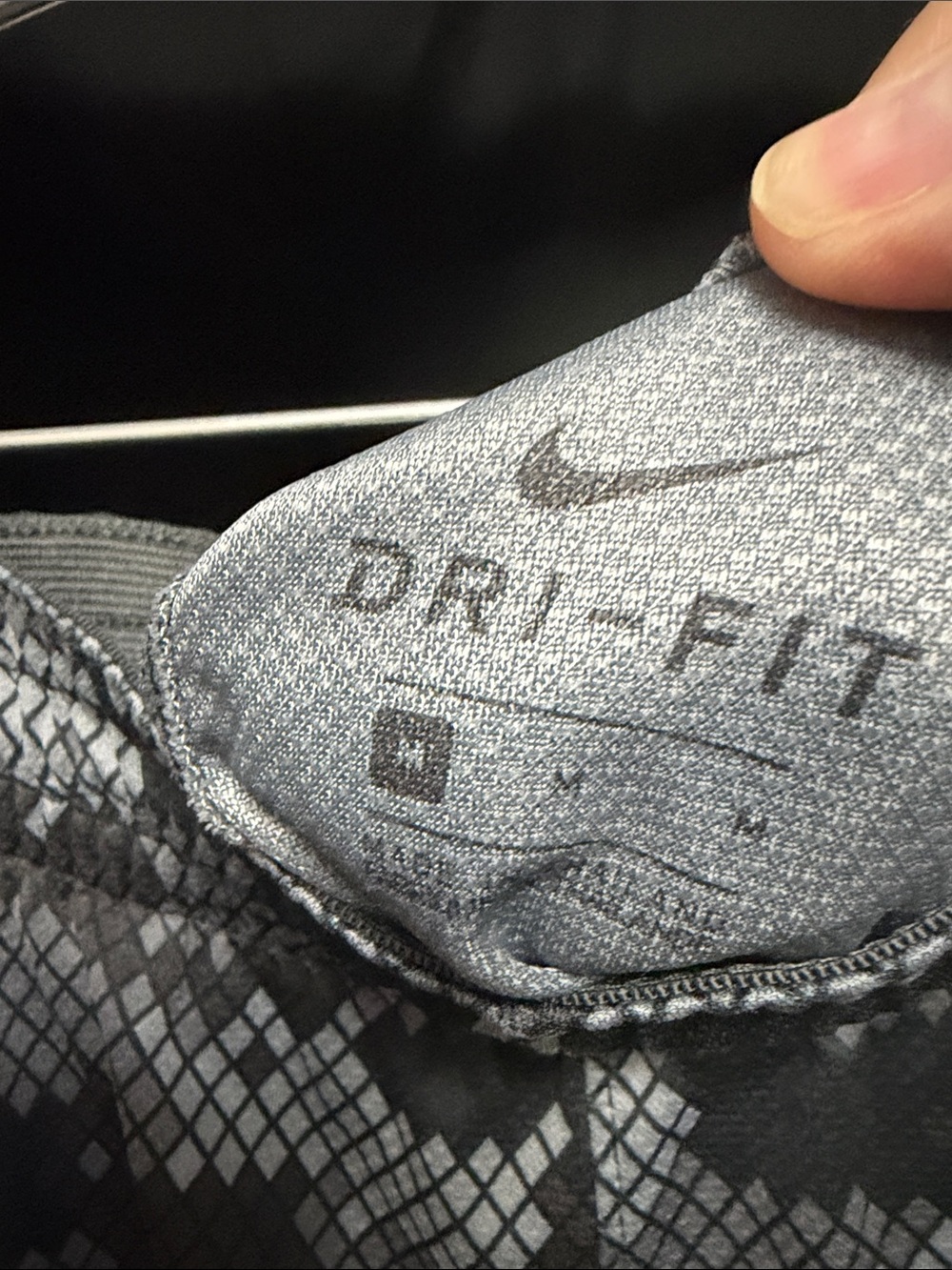 Nike Black and Gray Camo Athletic Shorts - Picture 2 of 4